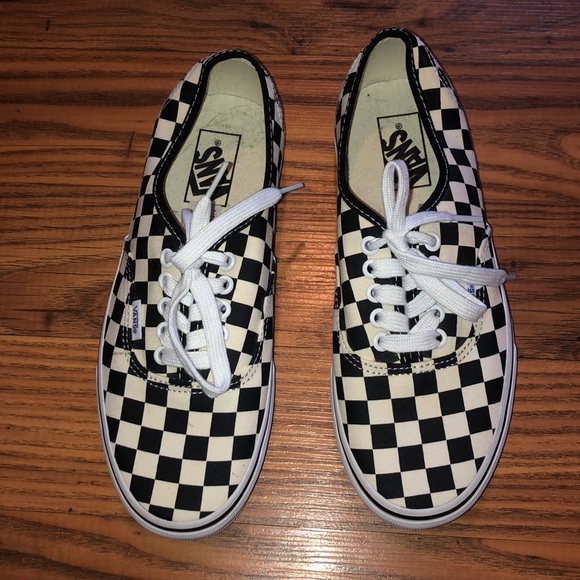 Vans Other - White Checkered Vans
